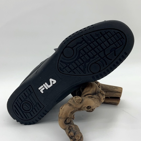 Men's Fila F-13V LEA/SYN Black Sneakers NWT - Picture 3 of 4